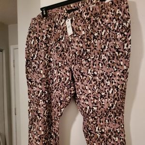 Leopard print pants